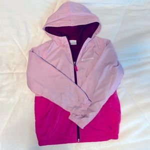Columbia fleece lined jacket